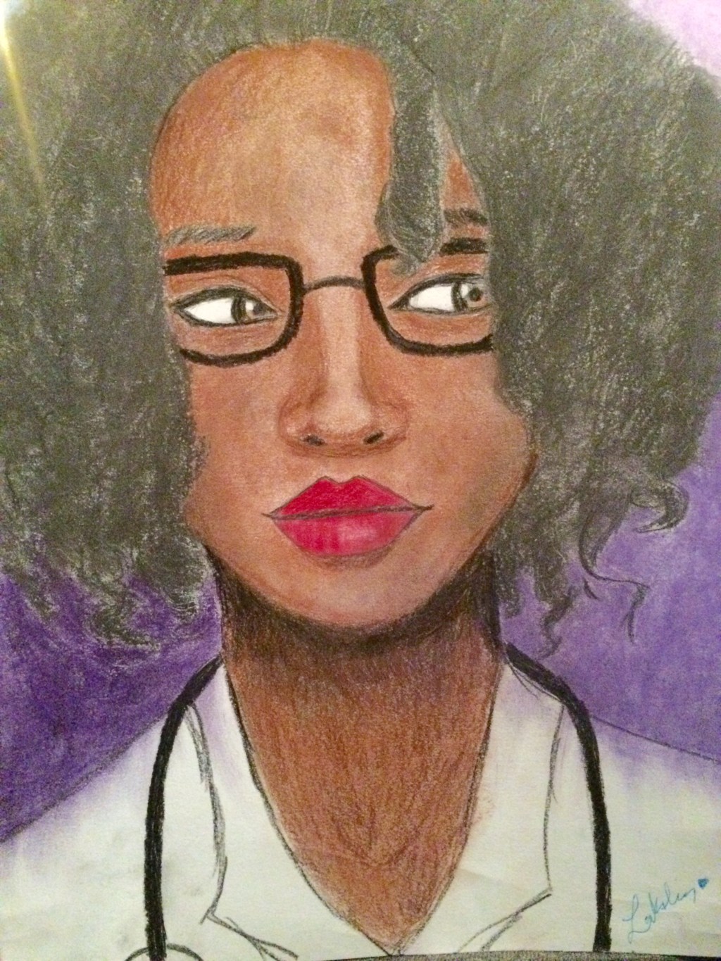 Portrait of Me, 2017 by Lakshmi&nbsp;N.